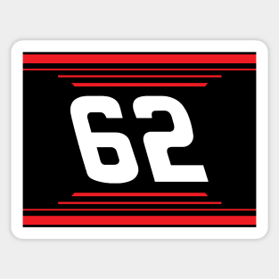 Anthony Alfredo #62 2024 NASCAR Design Sticker